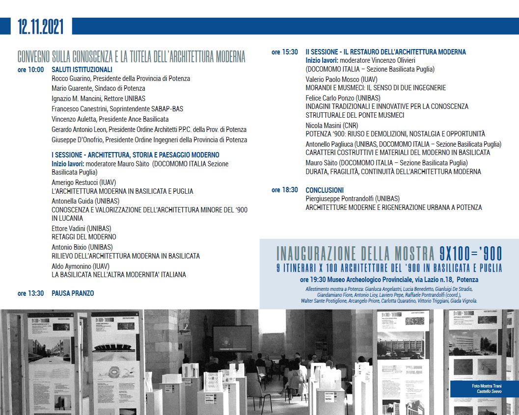 OrdineIngPZ's tweet image. 𝗠𝗼𝘀𝘁𝗿𝗮 𝗱𝗶 𝗮𝗿𝗰𝗵𝗶𝘁𝗲𝘁𝘁𝘂𝗿𝗮: 𝟵×𝟭𝟬𝟬=’𝟵𝟬𝟬 𝗠𝗢𝗦𝗧𝗥𝗔 𝟭𝟬𝟬 𝗔𝗥𝗖𝗛𝗜𝗧𝗘𝗧𝗧𝗨𝗥𝗘 𝗠𝗢𝗗𝗘𝗥𝗡𝗘 𝗗𝗘𝗟 ‘𝟵𝟬𝟬
Potenza –  Museo Archeologico Provinciale –  via Lazio n.18 (12.11.2021 – 30.11.2021)

ordingpz.it/news/mostra-di…

#ORDINGPZ #ARCHITETTURA #CFP