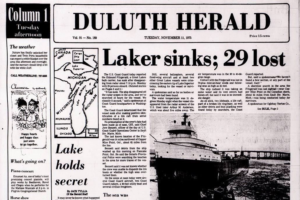 46 years ago today the Edmund Fitzgerald went down (ht <a href="/akpix/">Andrew Krueger</a> for front page photo) <a href="/Lightfoot365/">Gordon Lightfoot</a> <a href="/greatlakescribe/">David Dempsey</a> <a href="/GreatLakesEcho/">Great Lakes Echo</a> <a href="/LakeSuperior/">Lake Superior</a> <a href="/Michiganography/">Michiganographer</a>