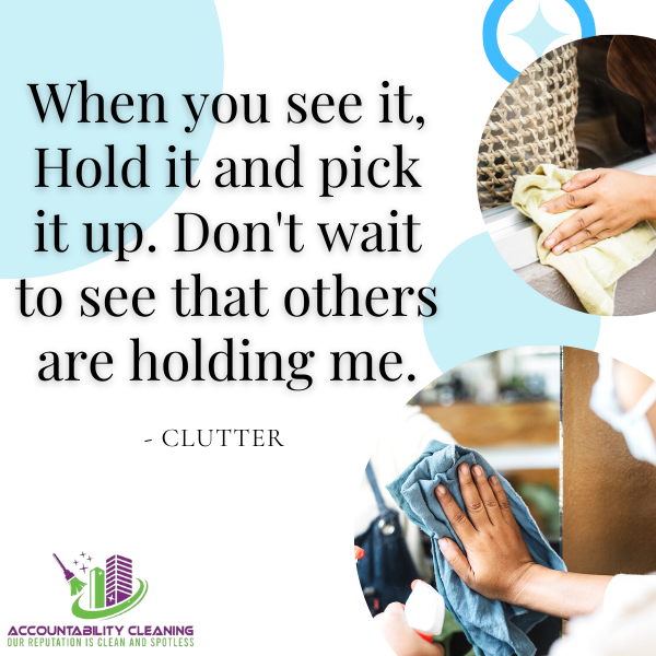 AccountCleaning's tweet photo. When you see it, Hold it and pick it up. Don't wait to see that others are holding me.🙌🙌👍👍
- Clutter
#accountability #cleaning #cleanliness #officeclean
#feelingfresh #goodhygiene #protecthealth #cleanandgreen
#smellingclean
#keepitclean #alwaysclean https://t.co/5wYJduybWr