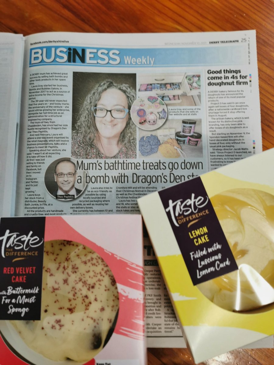 BombsandBubbles's tweet photo. Cake is definitely allowed today right? #businessowner #businessweekly #Derbytelegraph #birthday #businessbirthday

#SBS #cake #lovetoday https://t.co/khVgVw4WMI