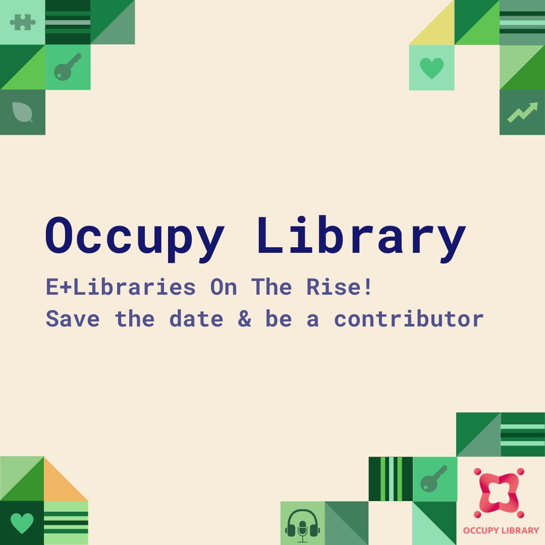 ProgressFound's tweet image. ➡️ Get ready to change the world and to inspire fellow librarians in June, at the international conference Occupy Library 2022! 
Join us and become a contributor, by registering until 15th of December 2021 👇
occupylibrary.net/come-join-us-a…