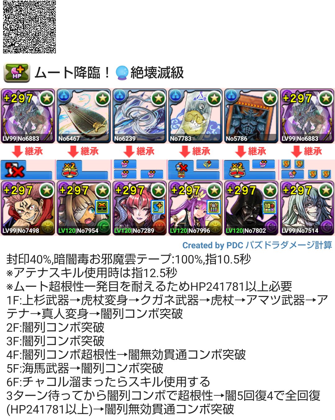 もののけ ムート降臨 絶壊滅級 虎杖真人pt攻略 T Co Doxh3inrgt T Co Icdlyhzvjk Twitter