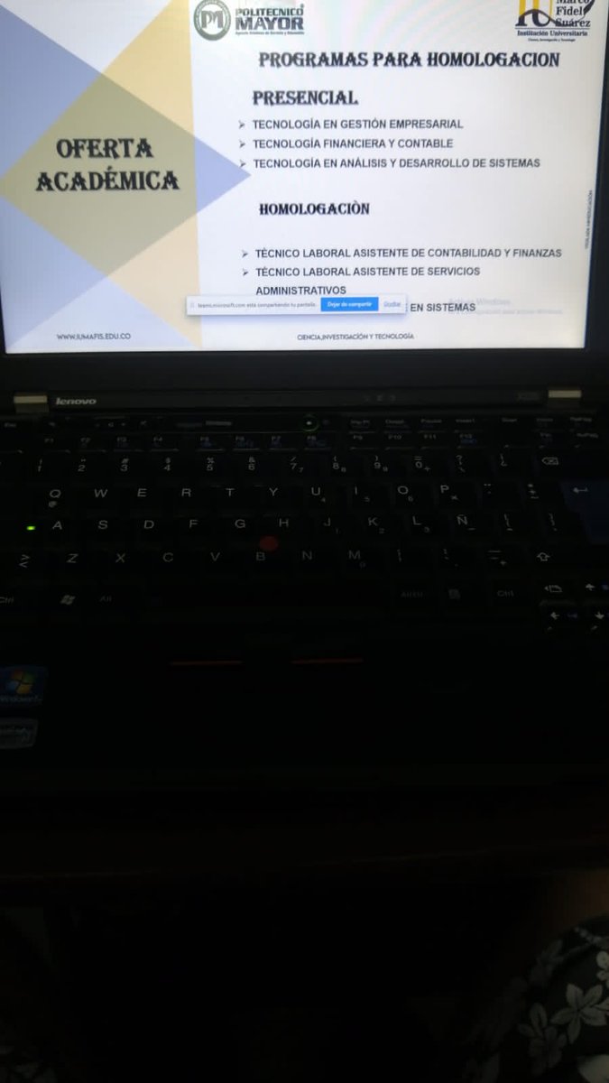 iumafis's tweet photo. En la mañana de hoy @iumafis en interacción virtual con los futuros egresados del politécnico mayor, orientándolos en sus procesos de formación profesional con nuestra institución, como beneficiarios del convenio actual entre ambas instituciones. https://t.co/uxT2Ggj81q