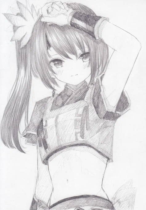 シャーペンで描きました。
マギアレコードから、由比鶴乃です
#マギレコ 