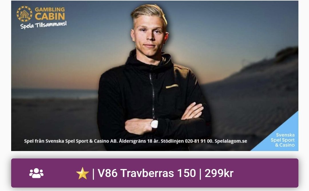 Andelarna sinar snabbt. Ta chansen att vara med och dela på Jackpot-Miljonerna ikväll. 
Du hittar andelarna här 👇👇
Unikt 299:- (2 kvar)  atg.se/spelolekkontor…

150:- (10 kvar)  atg.se/spelolekkontor…