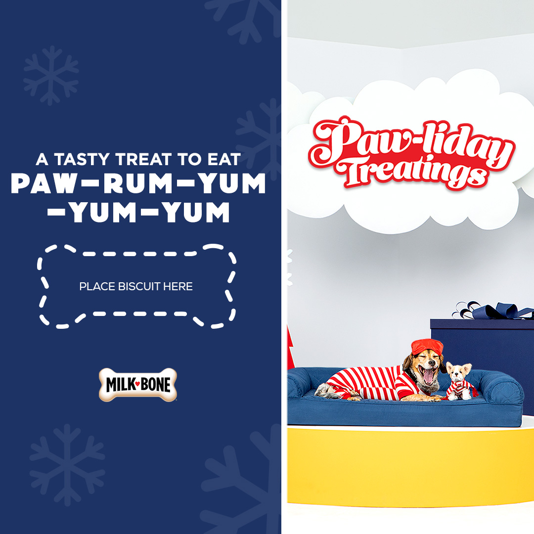 We’ve got the perfect holiday cards to share with your dog. Head to our blog to download any card for free! spr.ly/6018Jb9Yk #MilkBoneLife