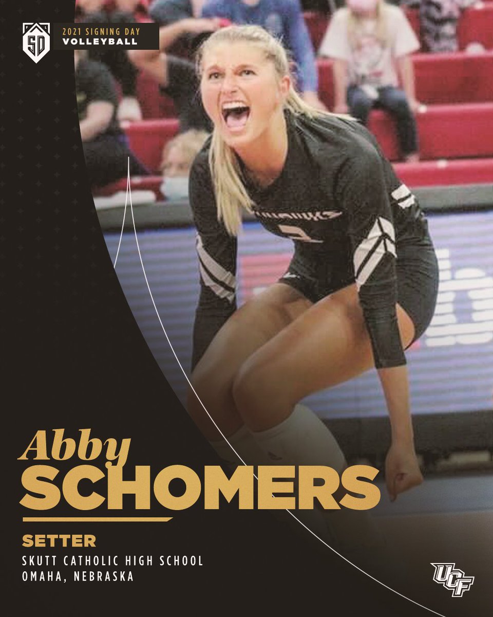UCF_Volleyball's tweet photo. 𝓢𝓲𝓰𝓷𝓮𝓭 ✍️  Welcome to the #UCFamily, Abby! 

📰: https://t.co/w9W6WMkpwl 

#ChargeOn⚔️ https://t.co/DhCZg092Qf