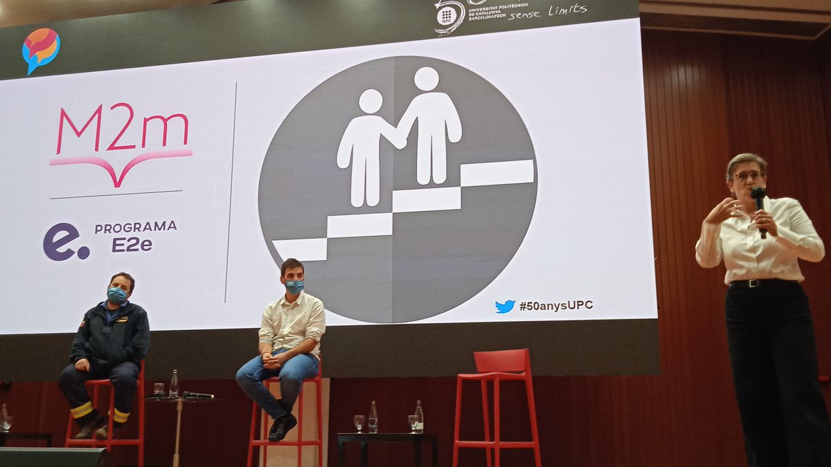 DonesPoliTech's tweet photo. Laia Garriga, enginyera industrial de @ETSEIB_UPC i mentora des de la 1a edició del programa #M2m parla a la sessió #upctalks @UPCAlumni sobre com l'educació i la mentoria pot ajudar a impulsar la igualtat d'oportunitats entre homes i dones. https://t.co/2ZJv8IN5TT