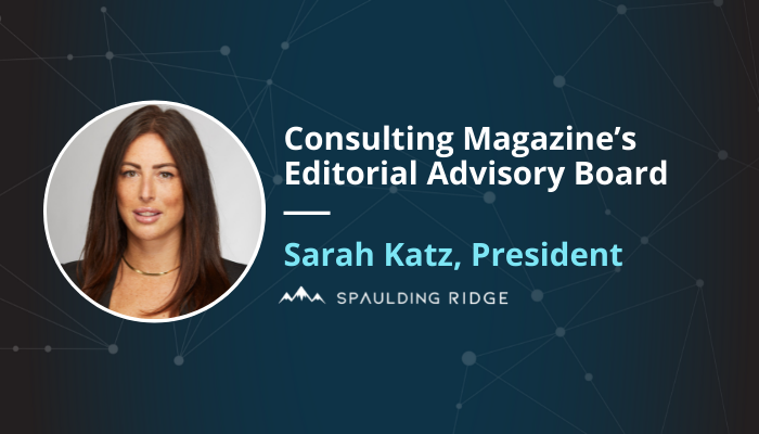 Spaulding_Ridge's tweet photo. We are excited to share that our President, Sarah Katz, is now a member of Consulting Magazine's Editorial Advisory Board. Learn more about the announcement here: https://t.co/2WDwPAbIy0
#spauldingridge #bestincloud #consultingmagazine #editorialadvisoryboard https://t.co/Xu66zlo5Td