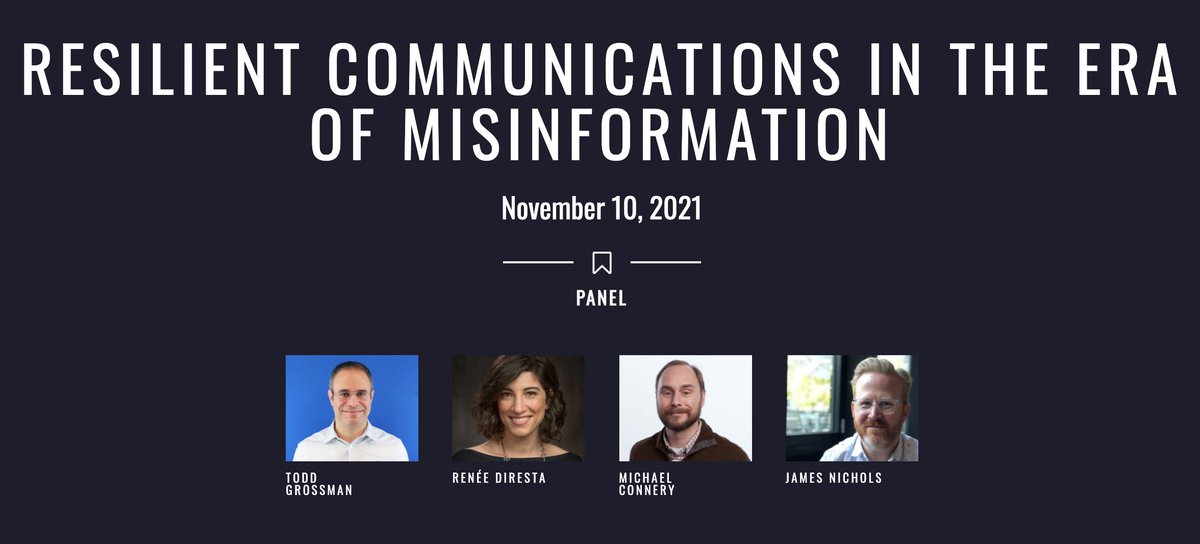 Powell Tate SVP of Digital Innovation <a href="/MikeConnery/">Mike Connery</a>  will take the stage of this year’s PR #Summits21 DC with <a href="/noUpside/">Renee DiResta</a>, <a href="/jamesnichols/">James Nichols</a>, and <a href="/ToddMGrossman/">Todd Grossman</a> today to discuss how brands can build more resilient communications practices in the face of growing threat of misinformation.