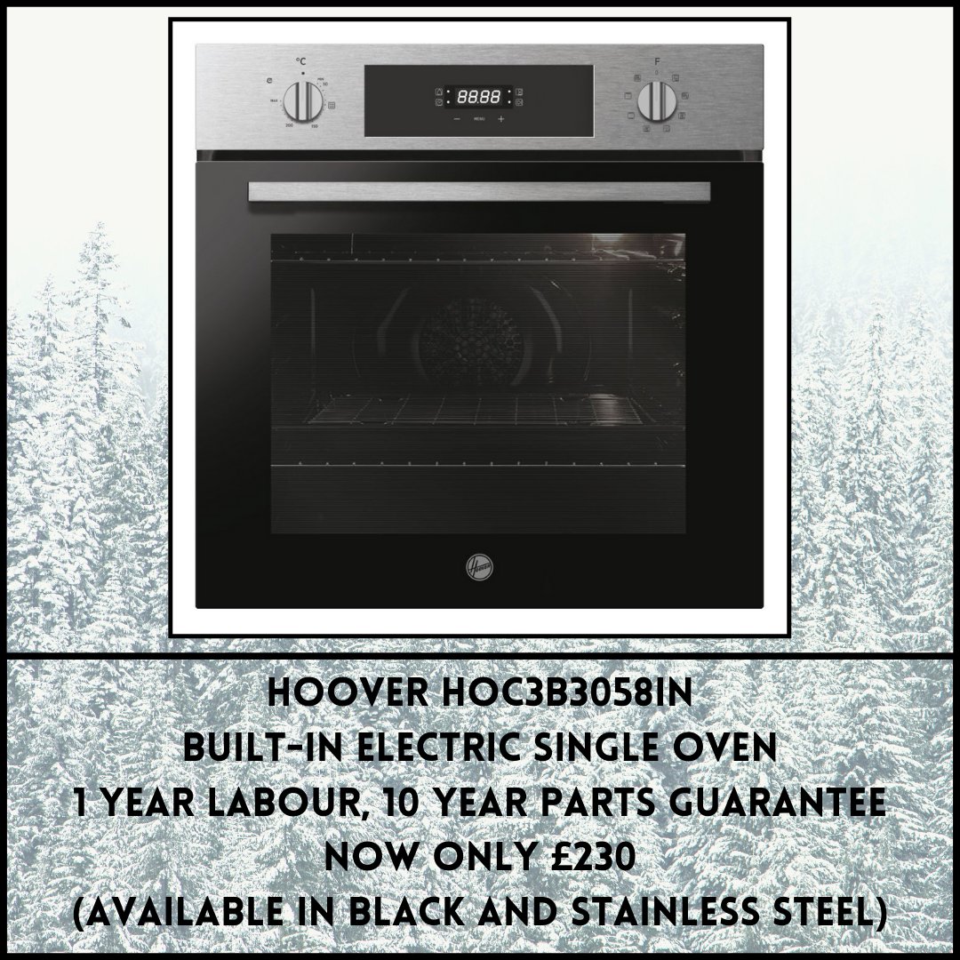 raffelectrical's tweet photo. Hoover - HOC3B3058IN 
Built-In Electric Single Oven - NOW ONLY £230

IN STOCK!!
Available in Black and Stainless Steel

For more information:

Visit: https://t.co/ueGBC1zRyN
Call us: 02086699531
#Raff #RaffElectrical #Euronics #Hoover #oven #builtin #Appliances #Sutton #Croydon https://t.co/9ilb7ms435