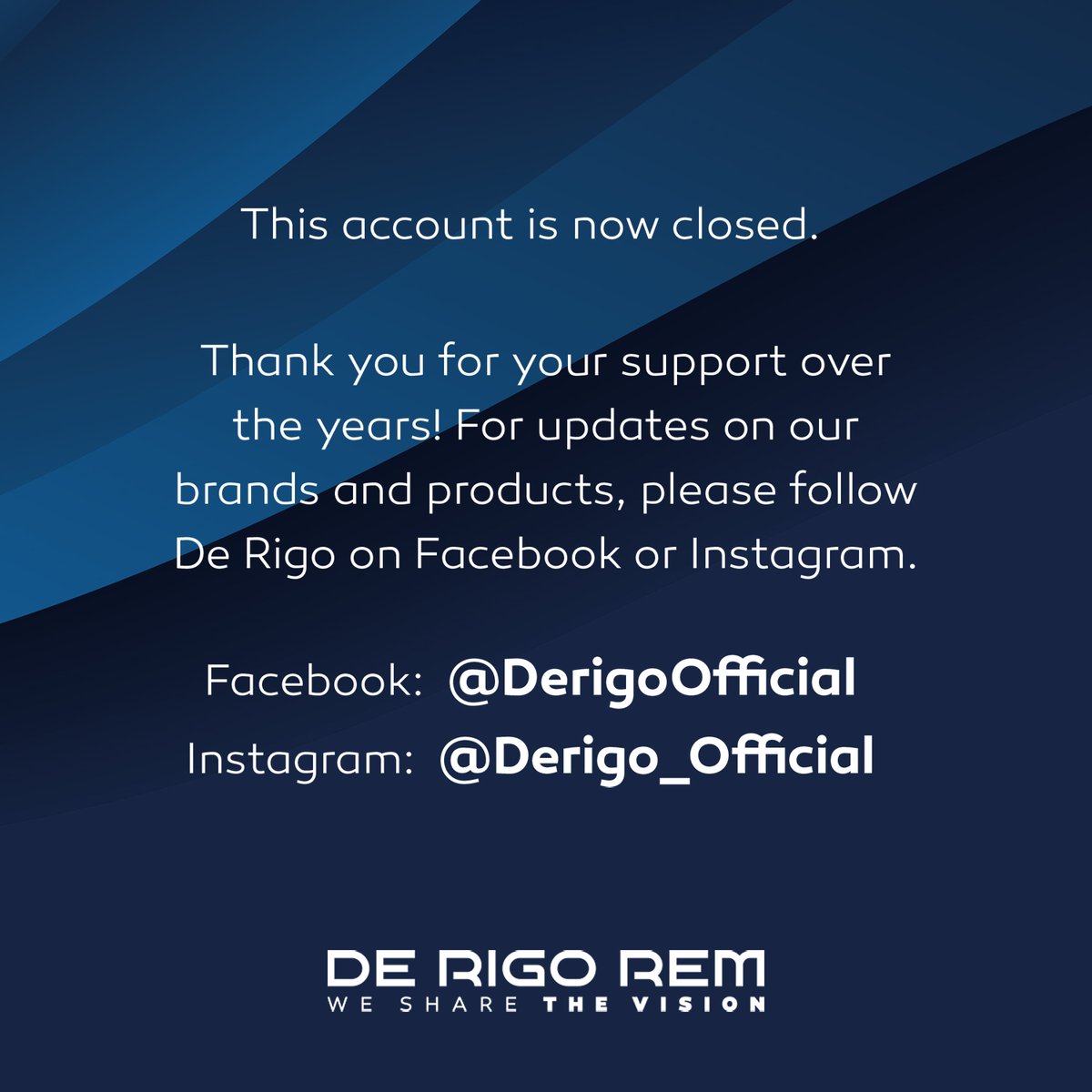 This account is now closed. Thank you for your support over the years! For updates on our brands and products, please visit our corporate accounts on Facebook and Instagram.