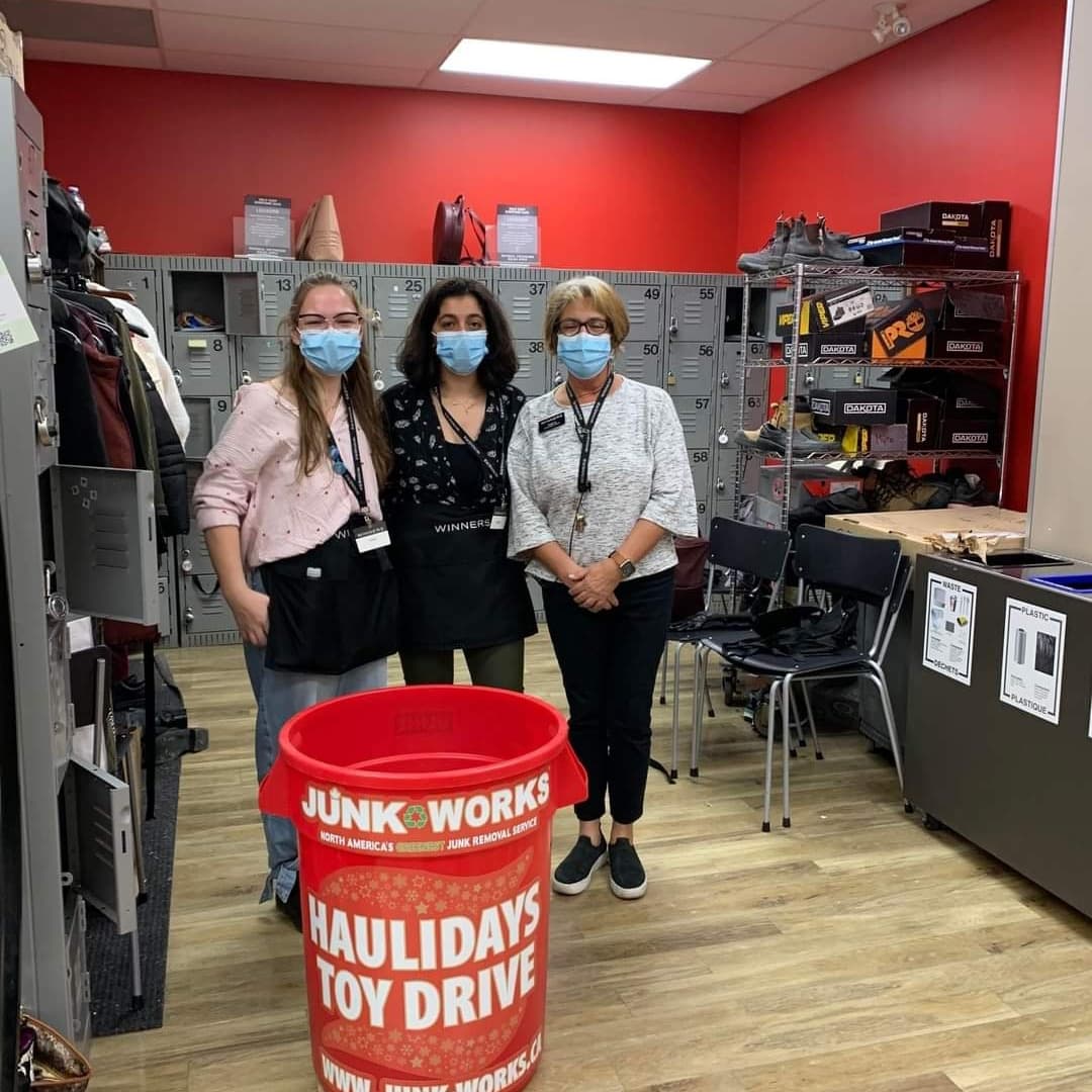 HalifaxJunk's tweet photo. Our toy drive bins are going out ! 
 The bins are at Leno's Stop Shop Station 1, Toys R Us, Fall River Chiropractic Clinic &amp; Winners - Mumford Rd.
Ready to accept donations of new toys,unopened &amp; unwrapped.
We will pick up bins &amp; deliver to The Boys &amp; Girls club &amp; @IWKFoundation https://t.co/KifL3tFsFh