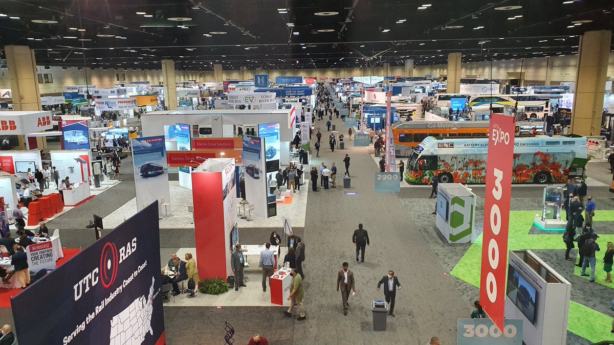 BusPasInc's tweet photo. For the official launch of our innovative solution alongside our partners Poitras Industries and IT Link Group, we spent two great days at #aptaEXPO meeting with many players of the public transportation industry. 

#APTAtransform21 #PublicTransport https://t.co/yzooB1ubpo