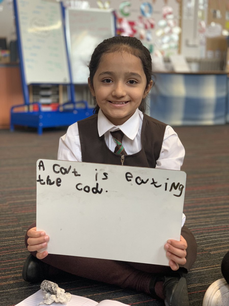 This superstar created this sentence all on her own and I am incredibly proud of her 🌟👏  #workforthesemoments #proudteacher <a href="/StBridesPS/">St Bride's Primary School, Glasgow</a>