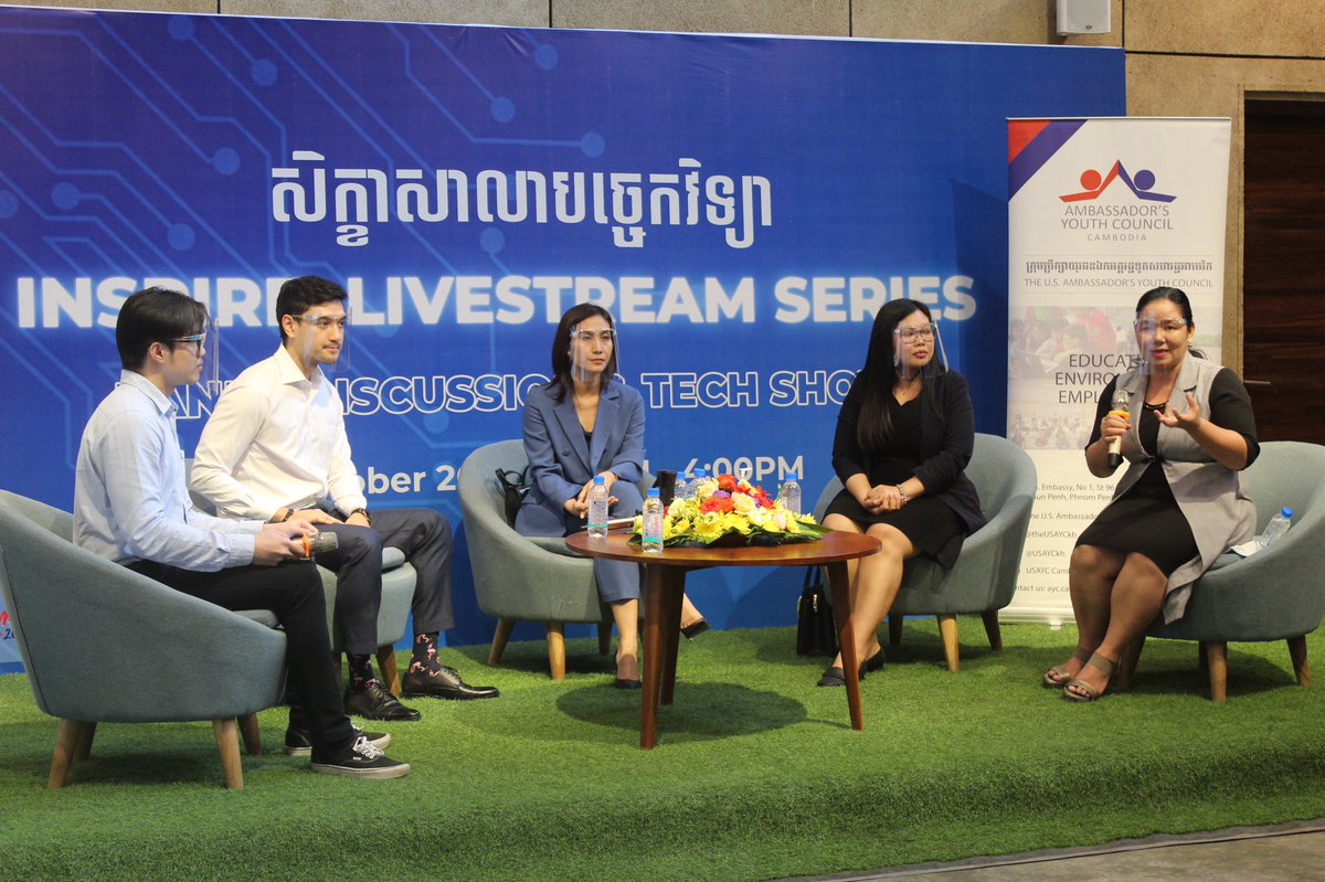 USAYCkh's tweet photo. The #USAYCkh has completed Insight Tech 2021, a project that aims to promote ICT skills, boost digital transformation and inspire youths, especially females to step into the Computer Science field by focusing on the themes: Learn, Share and Inspire. #AmCam2021 #WomeninTech https://t.co/CmI1BeT63P