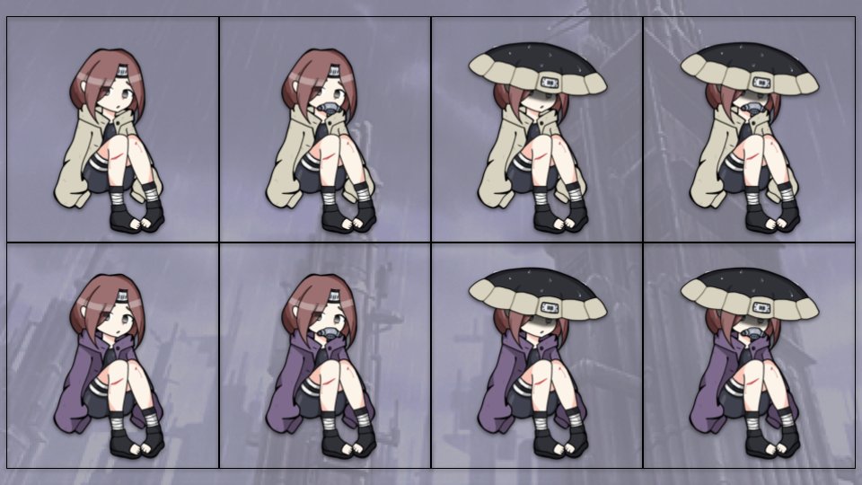 Mrsla22's tweet photo. It's me as a Rain Ninja from Naruto 
[ #narutofanart  #cuteart  #art ] https://t.co/2h5wCyhyR2