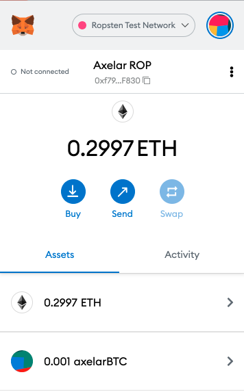 leadnode's tweet photo. Axelar (@axelarcore) Incentivized testnet. Transferred testnet BTC to eth ROPSTEN back and forth with just a few commands and the Axelar recent Node. 
How cool is that? https://t.co/tjxEDUYmdc