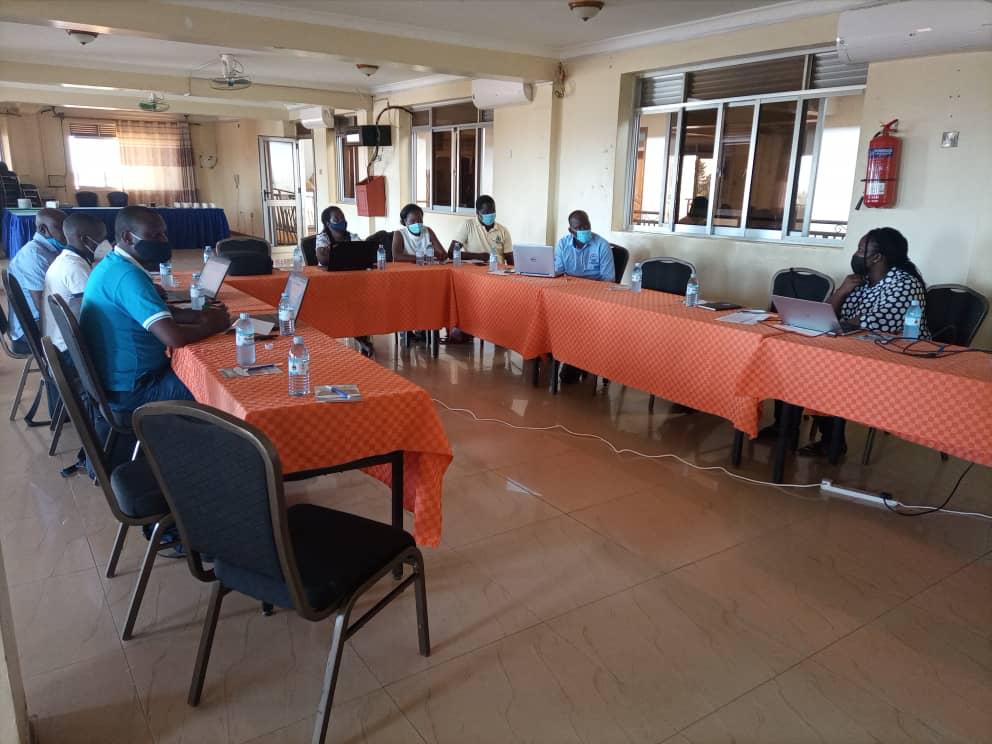 GIZWatSSUP's tweet photo. #WatSSUP has a busy schedule today: We have just finished a half-day workshop with NU-WS @UmbrellasWatsan , where the draft HR Manual and Customer Service Charter where discussed #watsrsupply #customerservice #HumanResources @min_waterUg @giz_uganda https://t.co/VqIFsoGBaw