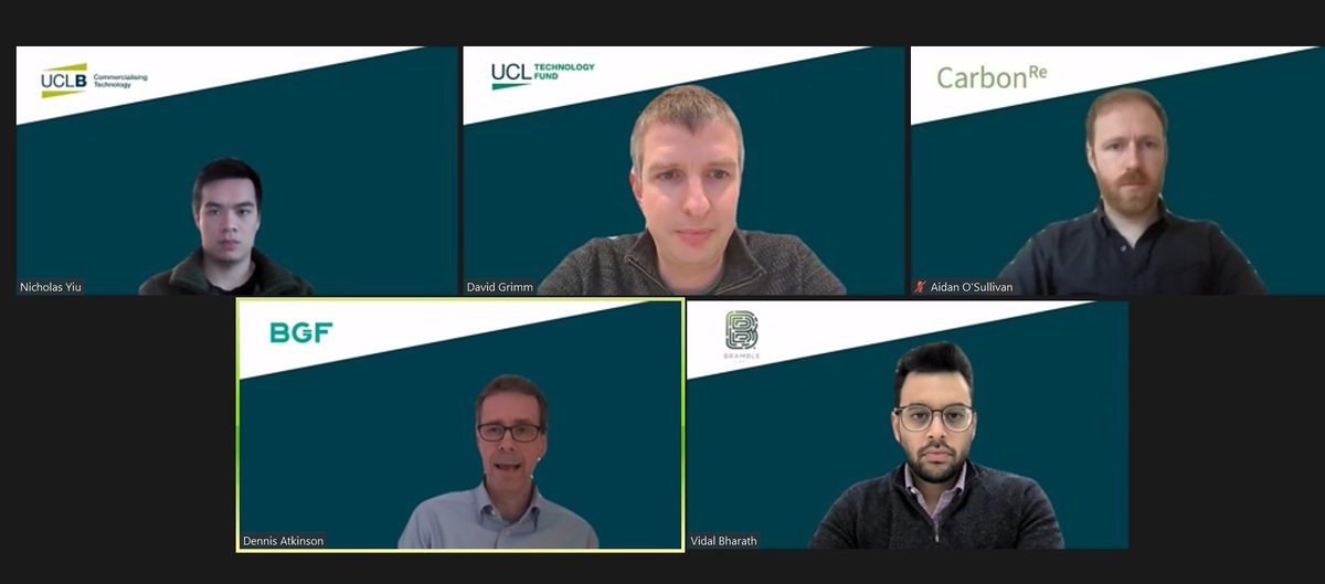 UCLTF's tweet photo. Our webinar has started, with discussion about Climate Tech investment, startups, and Net Zero strategy.
Join now: https://t.co/WxLD2ctDmW
#UCLTFClimateTech
@UCL_Business
@AlbionVC
@UCLEnterprise https://t.co/0O0Em5kCxJ