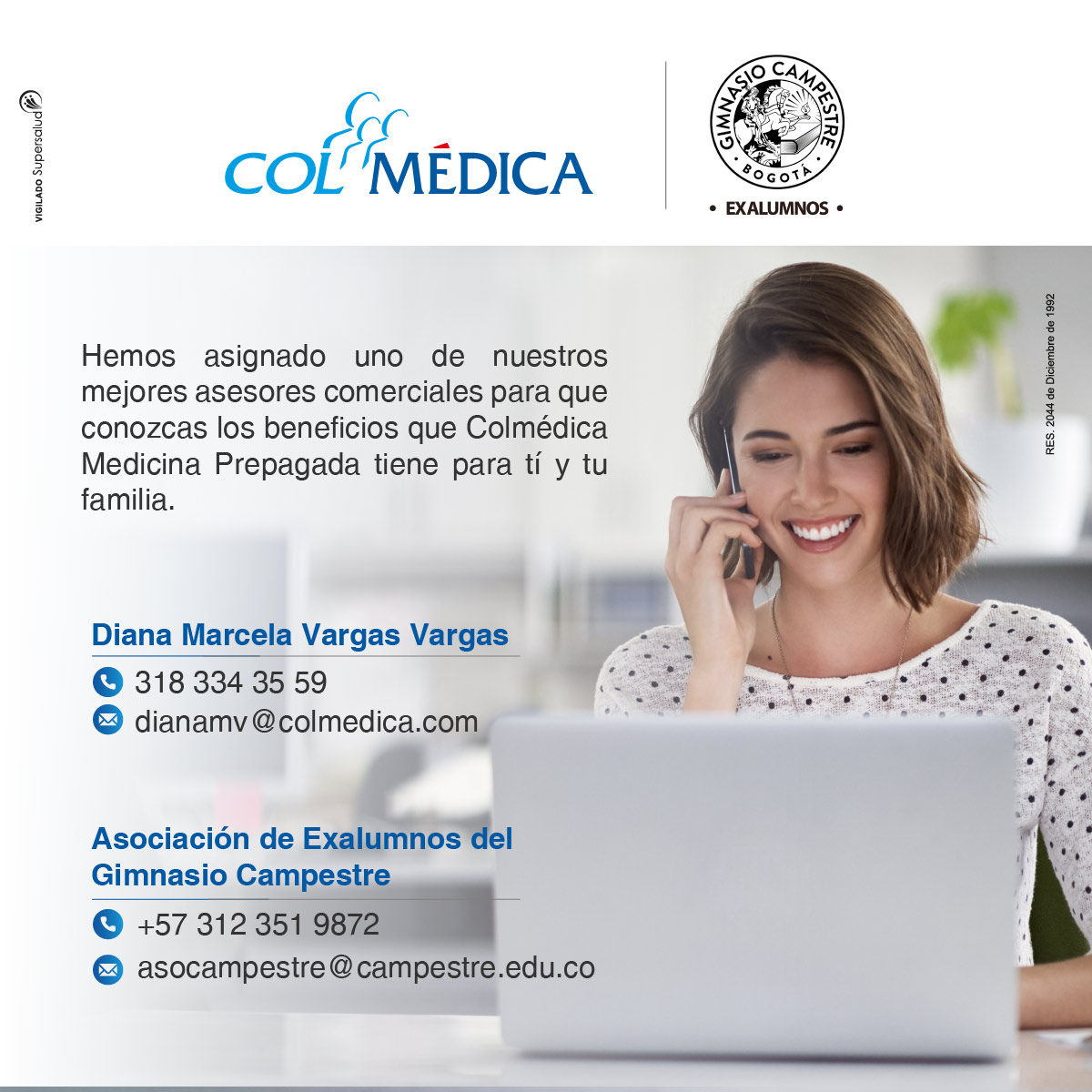 asocampestre's tweet photo. Convenio Colmédica Asocampestre planes con tarifas desde $69.401 y beneficios exclusivos de Medicina Prepagada para exalumnos y sus familias. #ColmedicaAsocampestre #ExalumnosGC #Asocampestre #SaludBienestar #SomosGimnasianos #SomosCampestre #MedicinaPrepagada #ElPatioGrandeGC https://t.co/GlrmGn5L5k