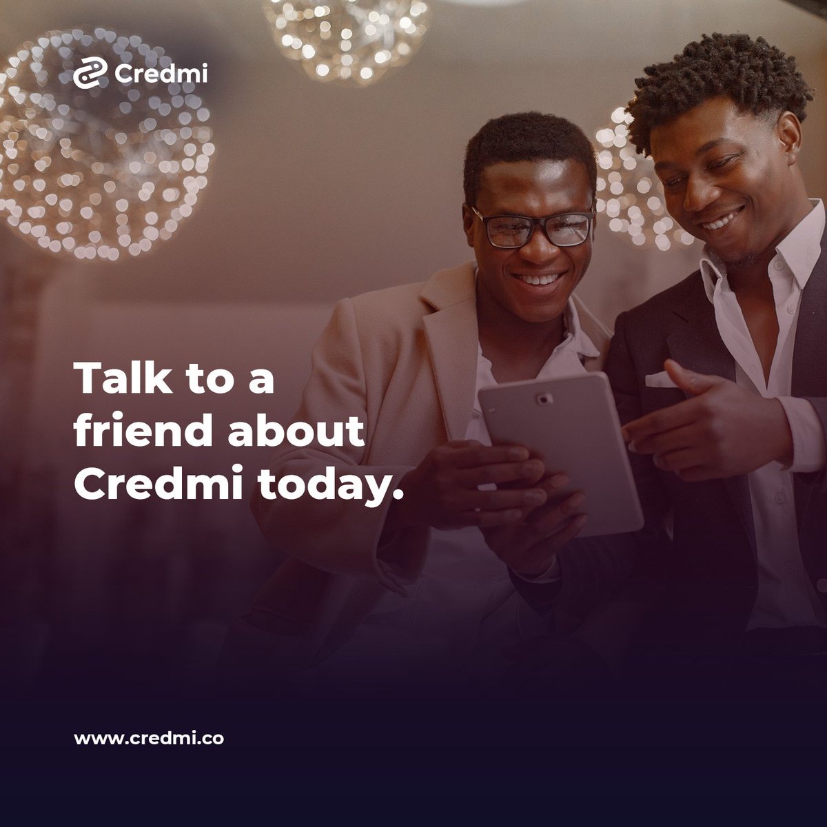credmidotco's tweet photo. Don't keep the amazing news about Credmi to yourself. 🗣Tell a business owner about us or tag them so we can do the talking.
#Credmi
#VerifiedPere https://t.co/zrhrZfAT0M