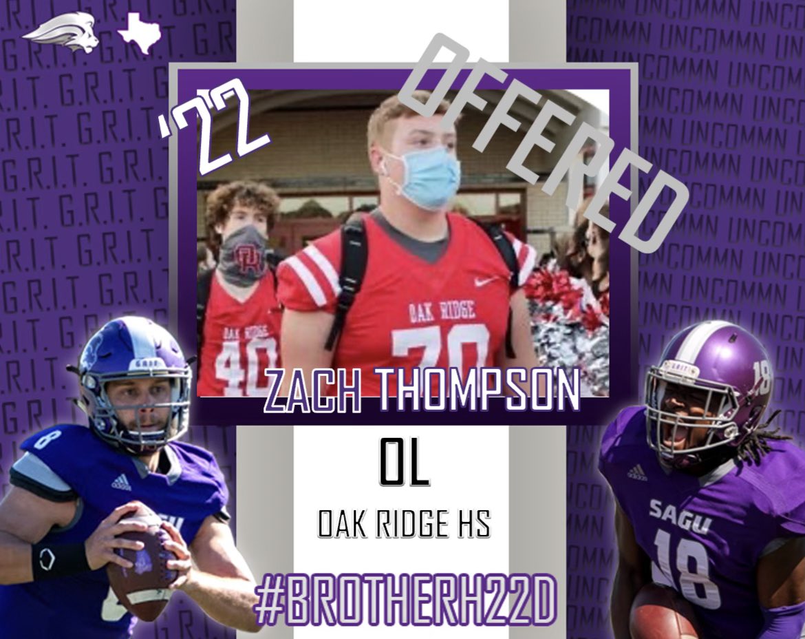 I would like to thank @SAGU_Football for my first collegiate offer. @CoachRob09 <a href="/tcobb52/">Taylor Cobb</a> <a href="/coachrsmith12/">Coach Ryan Smith</a> @BunyardPj <a href="/coachanzaldua35/">Isaac Anzaldua</a>