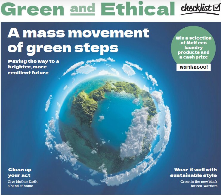 ClimateWise1's tweet photo. We featured in the @guardian Green and Ethical Checklist this weekend under Green Innovations! 🌍👣🌱

Read our article below or follow this link to page 46: https://t.co/65vgzw0hkf

#greenandethical #sustainability #greeninnovation https://t.co/sBIDKuzdNe