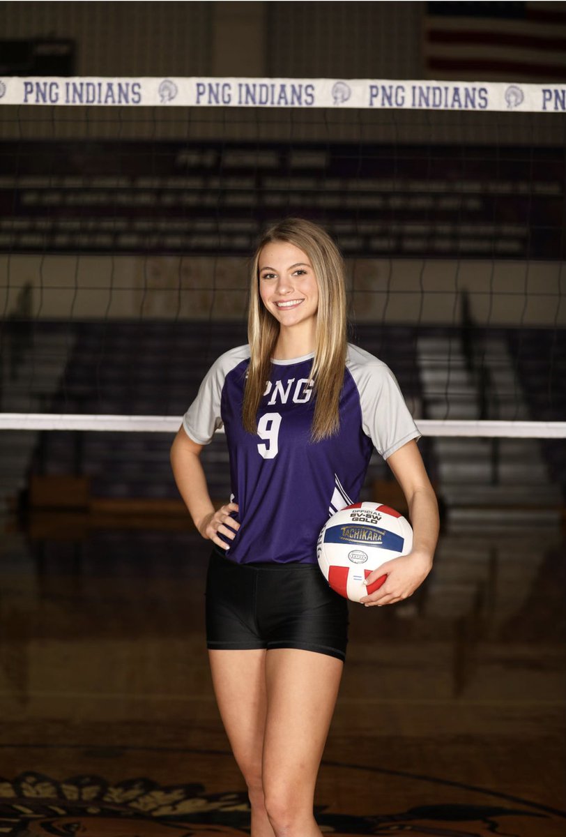 PngVolleyball's tweet photo. PNG, Here are your 2021 21-5A All-District Selections. 
•1st Team All District- Sarah Grove #6
•2nd Team All District- Trista Hughes #2 
•Honorable Mention- Morgan Coates #9 &amp; Mariela Dublon #1  
We are so proud of your work and representation of PNG! 🏐💜 https://t.co/PknNMB52T7