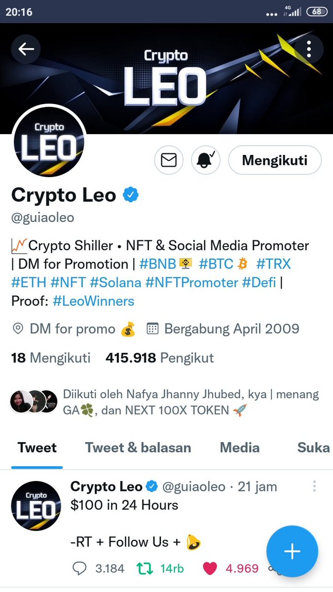 BigWinJakPus28's tweet photo. @guiaoleo Done semoga rezeki menyambutku amin 🙏🙏🙏🙏 https://t.co/0HbD6NT5IA