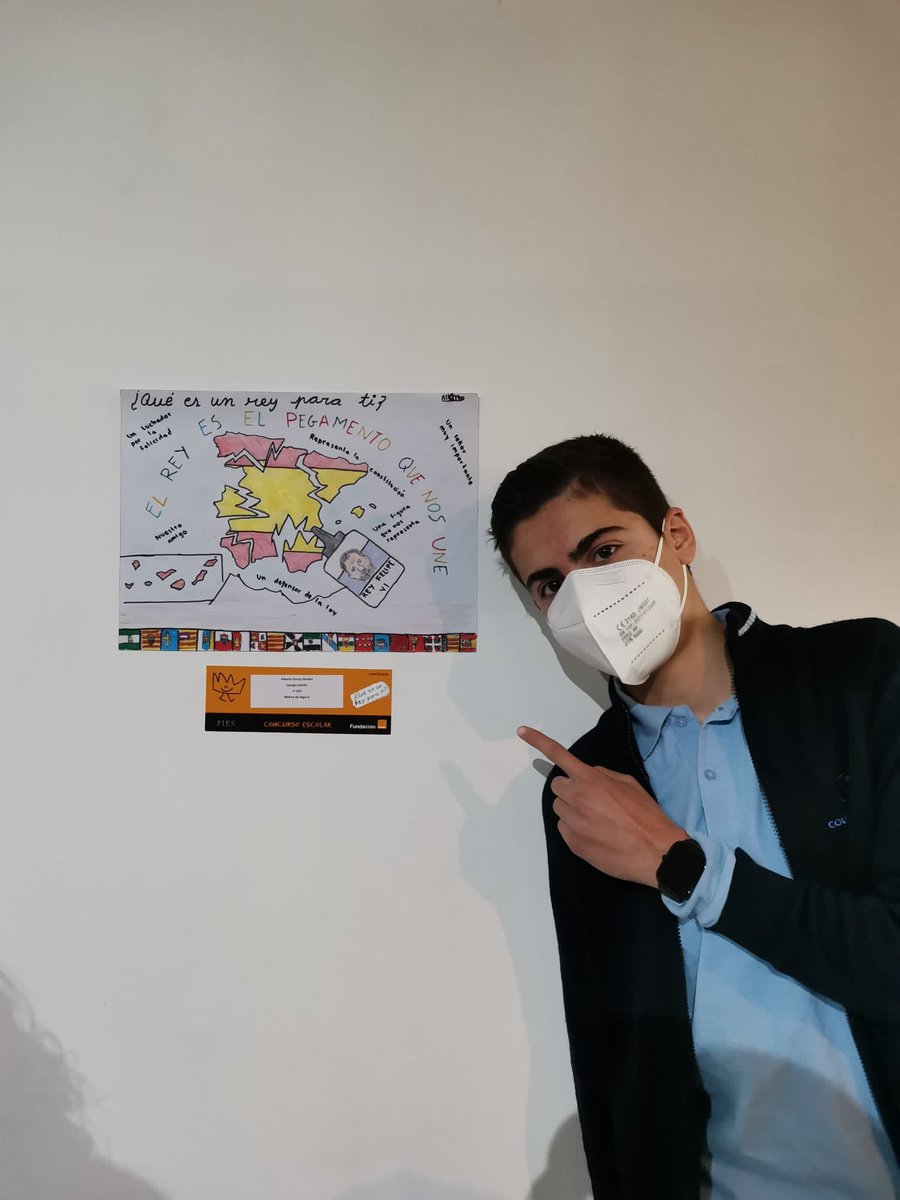 Queremos dar la enhorabuena a los alumnos de 2 ESO:

👉🏻 Alejandro Bernal Fernández
👉🏻 Alberto García Dendra
👉🏻 Álvaro del Amor Montoya

Por ser finalistas en el certamen “¿Qué es un rey para ti? 

También a su profe de plástica Blanca Gómez por todo el esfuerzo 😍