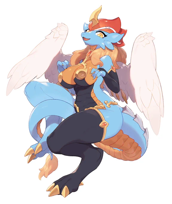 Thank you for commission! dragon!🐲💙
https://t.co/6c75UwYG0X #Skeb #Commission @skeb_jp 