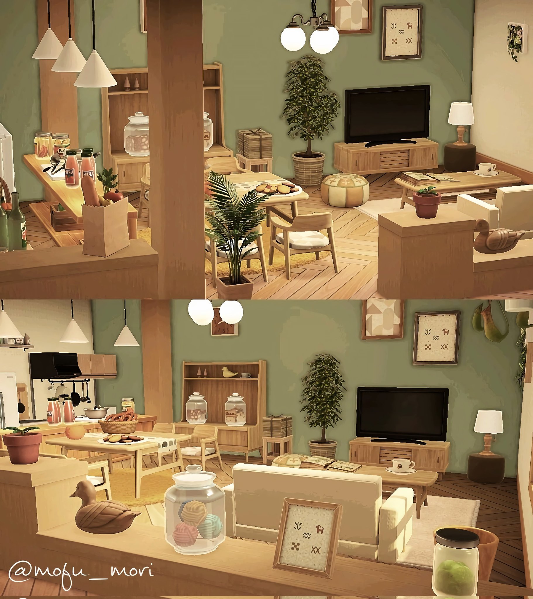 もふ ナチュラルな部屋 あつまれどうぶつの森 あつ森 ハッピーホームパラダイス Animalcrossingnewhorizons T Co Pa34xklvyf Twitter
