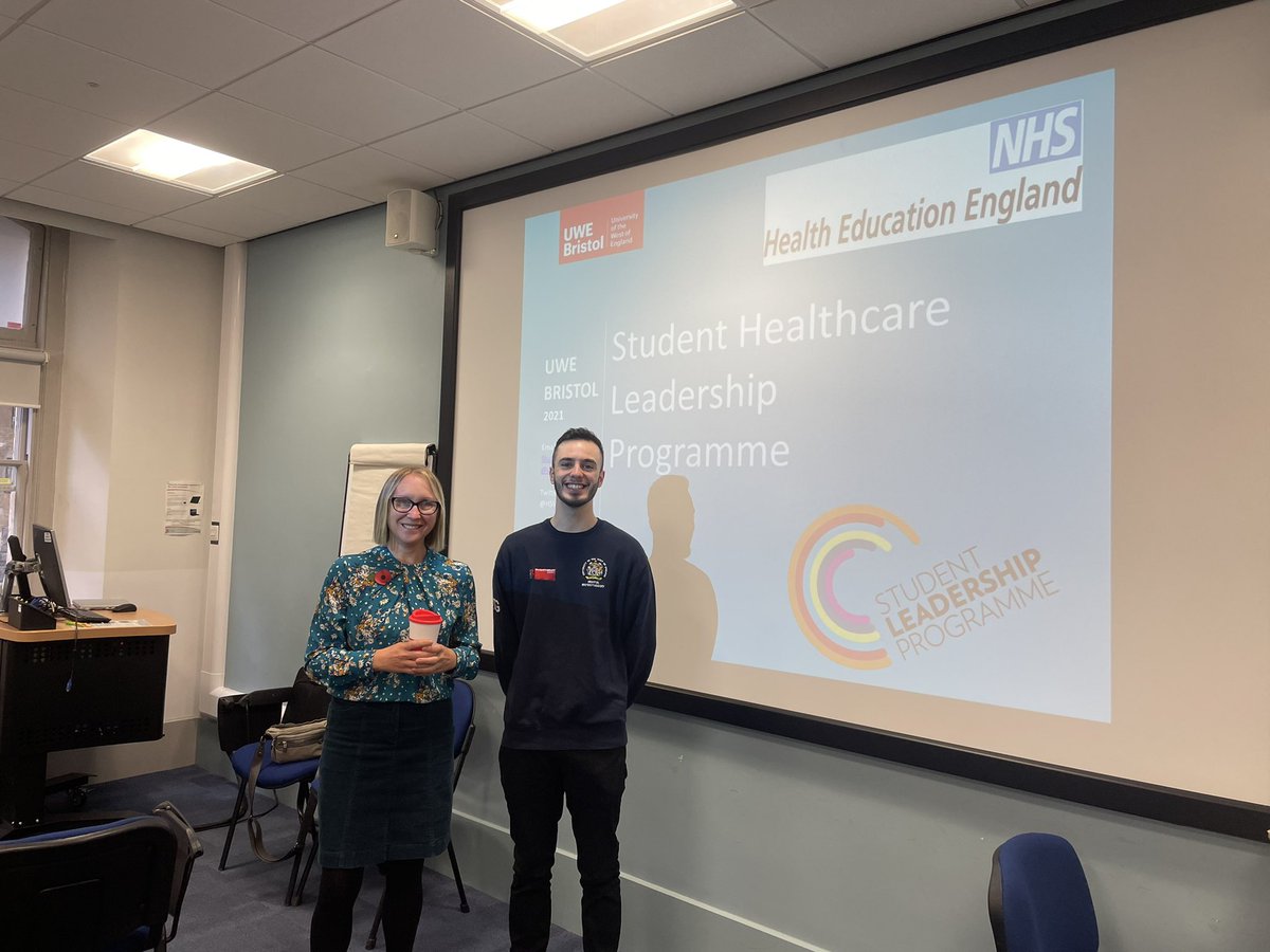AlexThearGraham's tweet image. Thank you @carrie_biddle for allowing me to share my #leadership experience with @UWE_AHP students! It was great to finally meet you in person 😄 
@HSW_SHLP @UWEBristol
