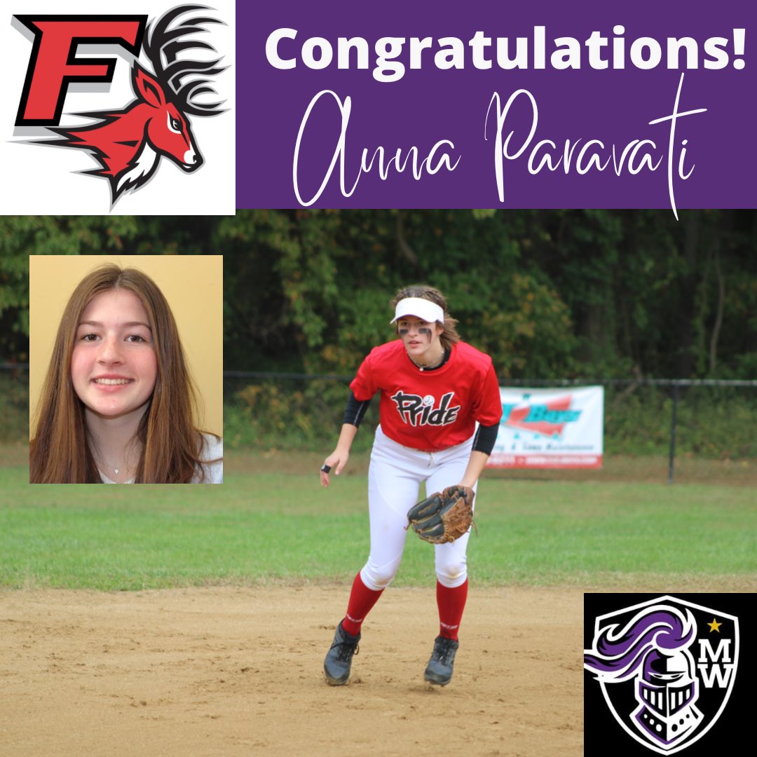 Softball_MW's tweet photo. NLI Signing Day! Congratulations to Anna Paravati! Our hard working, power hitting SS will be continuing her softball career at Fairfield University! Best of luck to you Anna! Go Stags! #CrusaderPride #NLI #SignedSealedDelivered @AMPd2022 @StagsSoftball https://t.co/QK3dNhUAWg