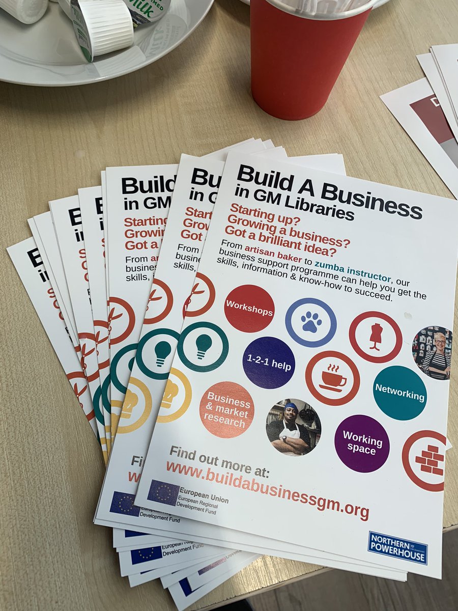k4shf's tweet photo. Great to Meet up with Andrew from @OldhamLibraries and Phil from the @BizGrowthHub who were on hand to #supportoldham businesses over Coffee & a Flapjack πfuture #informalnetworking available in the future feel free to bring your clients to meetπ#oldhamhour @oldhament_trust https://t.co/FuuvrBonqW