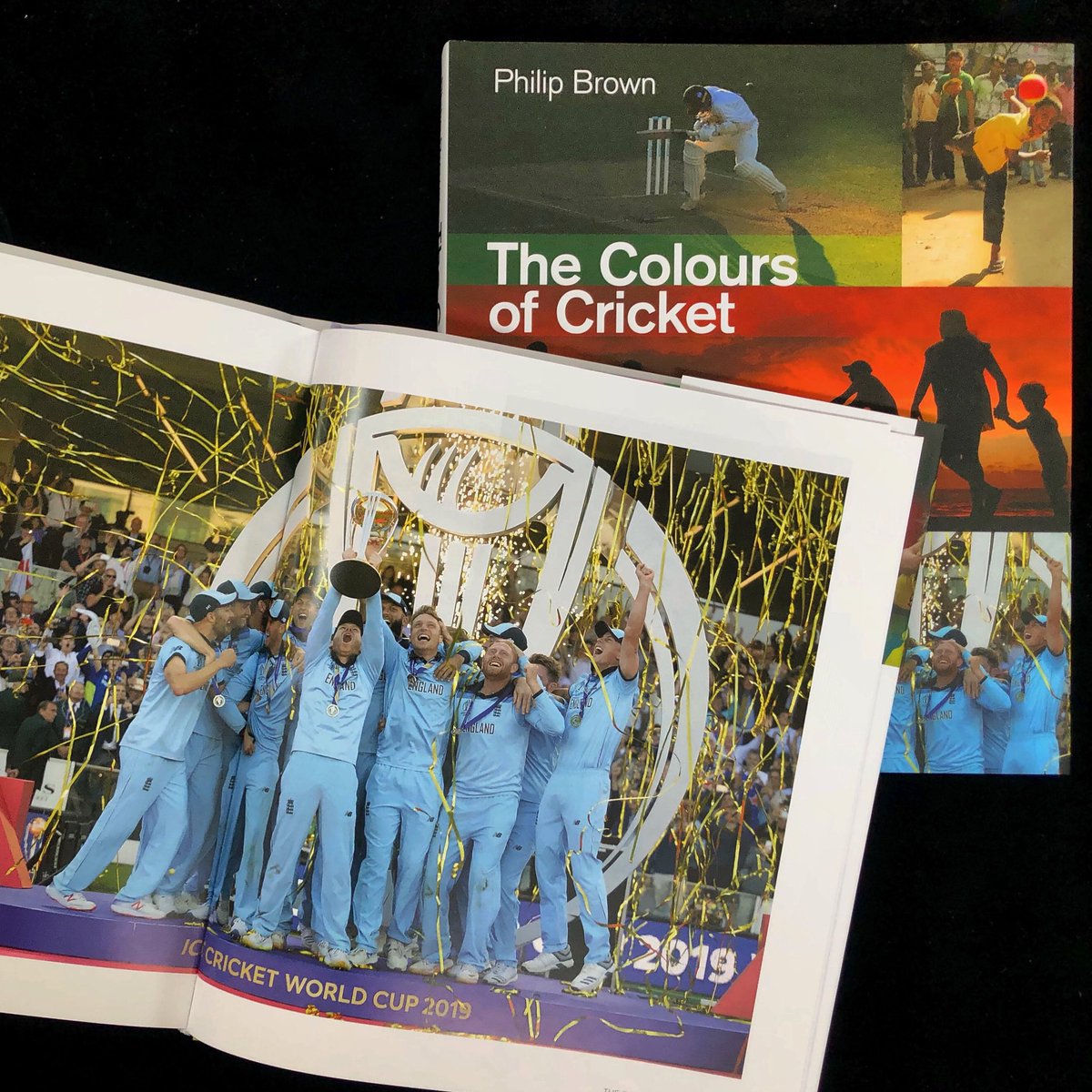 dudleyplatypus's tweet photo. Huge game of cricket approaching. Why not order ‘The Colours of Cricket’ now and you’ll have it tomorrow (probably) whether your team has won or lost. Great idea huh? Note - Retweet this to possibly win a monster prize. https://t.co/unvHTPmOXR