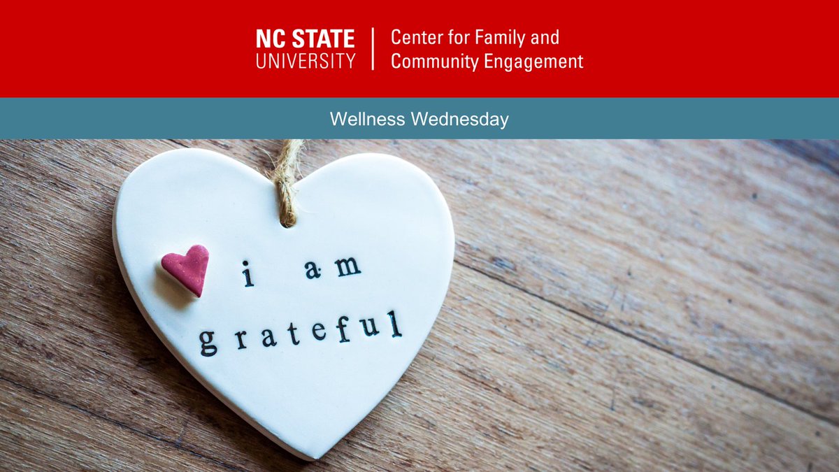 cfacencstate's tweet photo. Happy #WellnessWednesday! Today we are exploring how to give thanks! Consider writing a letter of gratitude to someone special to you and if comfortable with it, try delivering it in person!
If you’re interested to learn more about the study, visit our Facebook page!
#CFACE https://t.co/rau29y2B8L