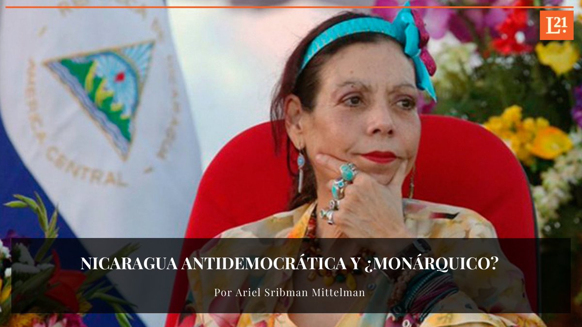 Latinoamerica21's tweet photo. 🇳🇮 #Copresidenta sería una actualización de la monárquica asociación al trono. ¿Por qué #RosarioMurillo ostenta este cargo?
https://t.co/db2qagcFDZ
📝 @arielsribman @Stockholms_univ
#Opinion #Latinoamerica21 #L21 #AnalisisPolitico https://t.co/GcADKIscvV