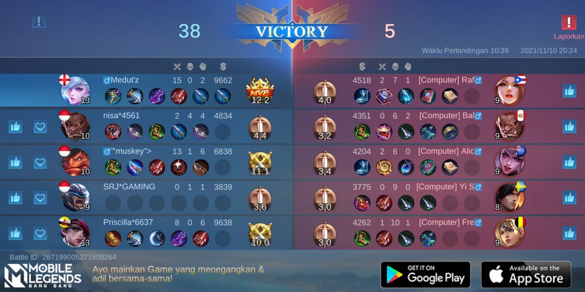 Wow38457206's tweet photo. Ayo bergabung dengan tim saya, tantang semua Player MOBA terbaik bersama! 
https://t.co/rcpJ98WzXq https://t.co/56mutENTIM