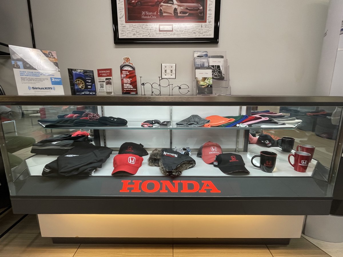 NorthernHonda's tweet photo. Holiday season is just around the corner and Northern Honda has some great gifts for your family and friends! We’re home of “Lowest Tire Price Guarantee” as well as other great accessories! Come visit us today! #TeamNorthern https://t.co/52K4JFbrhC
