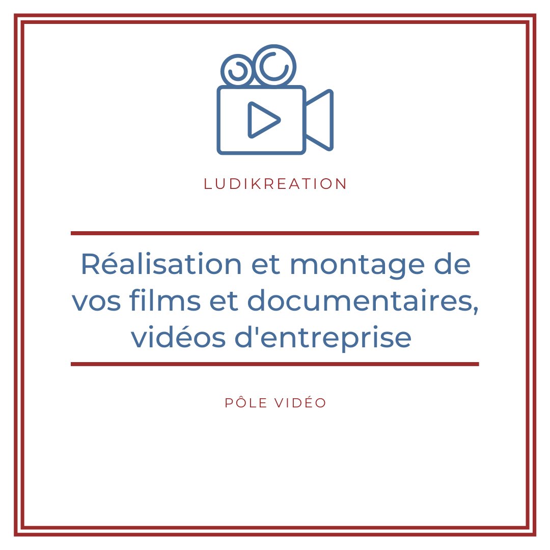 🎥 Grâce à LudiKreation, ayez vos propres vidéos et une notoriété sur les réseaux sociaux dédiés à la vidéo (Youtube, Dailymotion, Vimeo) #video #videography #film #montagevideo #montage #agencedecommunication #digitalmarketing #webmarketing #developpementweb #developpeur