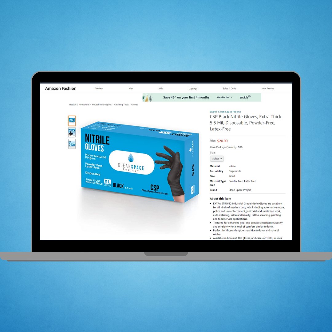 CleanSpaceProj's tweet image. Check out our brand new EXTRA STRONG industrial grade Nitrile gloves that are excellent for all kinds of medium duty jobs.
cleanspaceproject.com/products/csp-n…

#cleanspaceproject #cleanspace #clean #space #cleaning #cleaningbusiness