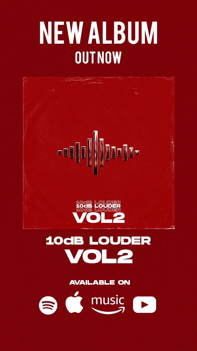If you like discovering new music and have a diverse taste, check out Vol 2 of our 10dB Louder series! 

OUT NOW ON ALL MAJOR STREAMING PLATFORMS 

Link here: lnkd.in/dyBxgZ6a

#10dblouder #newmusic #petewatson