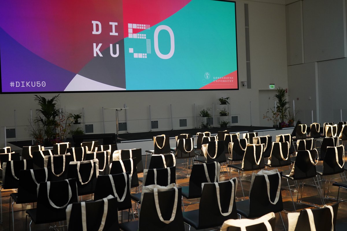 DIKU_Institut's tweet photo. Today we celebrate 50 years of Computer Science in Denmark at our large-scale event at @DanskIndustri.🥳👏 #DIKU50
The anniversary's focus will be on how computer science has driven Denmark forward and what it can contribute to in the future. 💻 https://t.co/1SgOrNk569