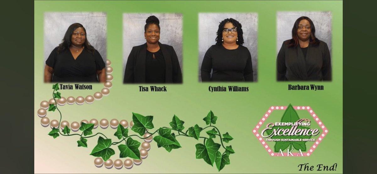 MissQueenBW's tweet photo. I am so happy to announce I received my pearls!  I am a member of the best sorority, Alpha Kappa Alpha Sorority Incorporated. Servicing our communities to all mankind 💗💚 https://t.co/Z3ZyHgkzZa