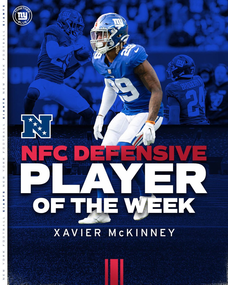 Giants's tweet photo. Xavier 👏 McKinney 👏

📰: https://t.co/rOY7GYeZZD https://t.co/TWALkr2Ov1