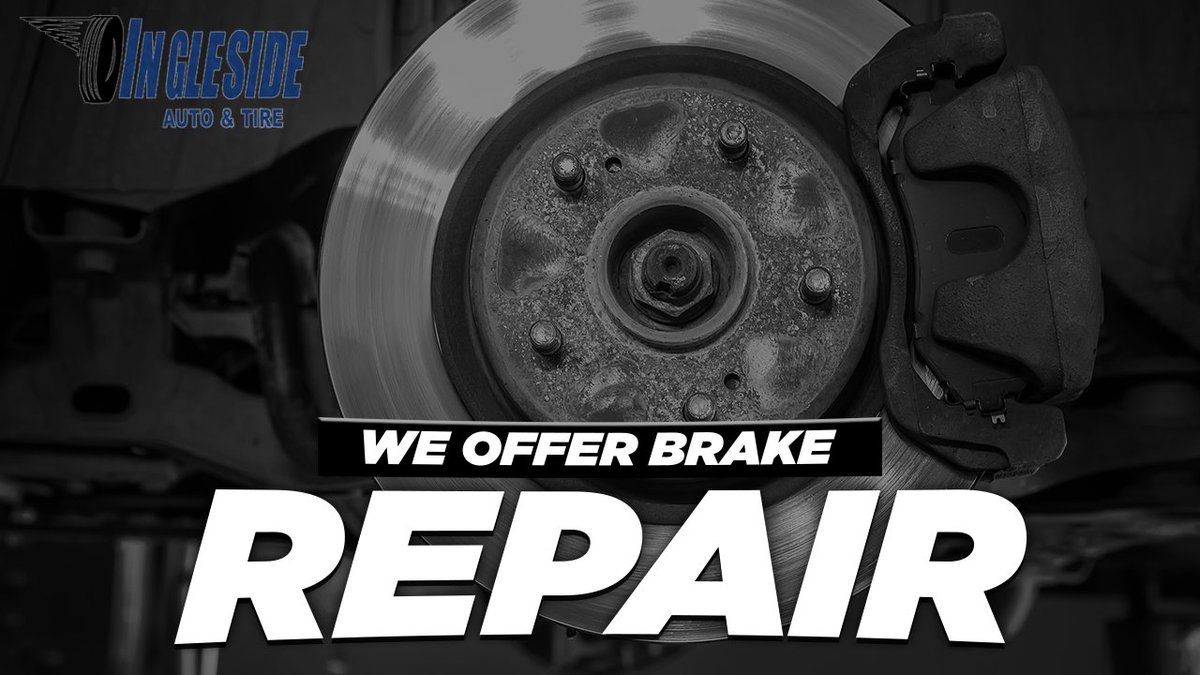InglesideAuto's tweet image. Brakes are incredibly important for preventive car maintenance. There are a lot of components in the brake system, and they all need to be in good working order. Have us check your brakes today!
