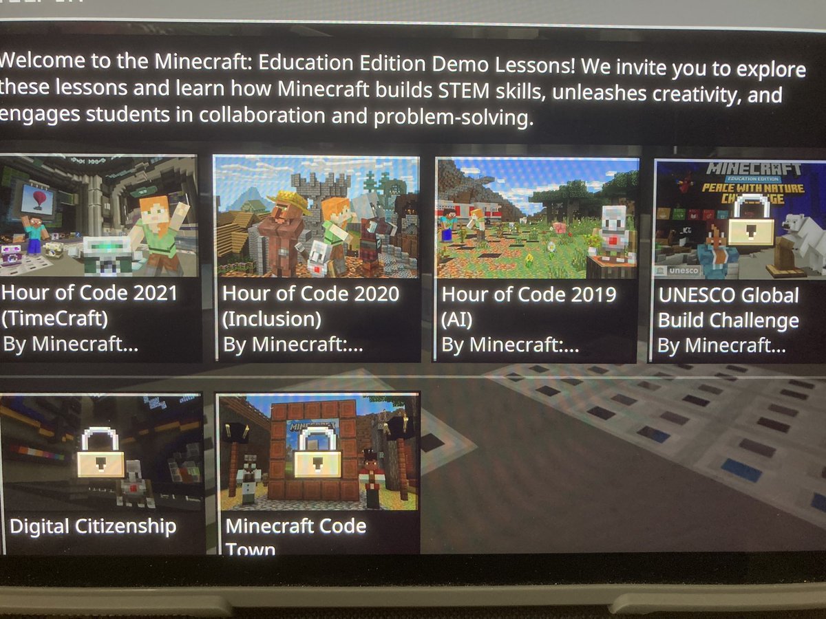 mspencer51's tweet photo. @newbie_codes @learningcode @peel21st Week 1 of a month of coding stations leading up to @LarkspurPS #HourOfCode during the first week of December.   Station 1 #Cubetto   Station 2 #unpluggedcoding Card coding.  Station 3 @PlayCraftLearn #minecraftforeducation So much exploring! https://t.co/82x3QUpNcZ