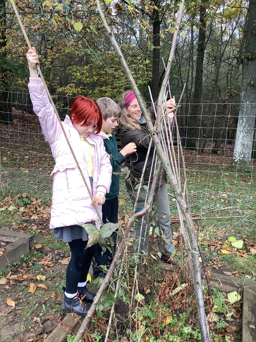 PrimaryParkend's tweet photo. Class 3 enjoying the allotment https://t.co/m33gCFR3HT